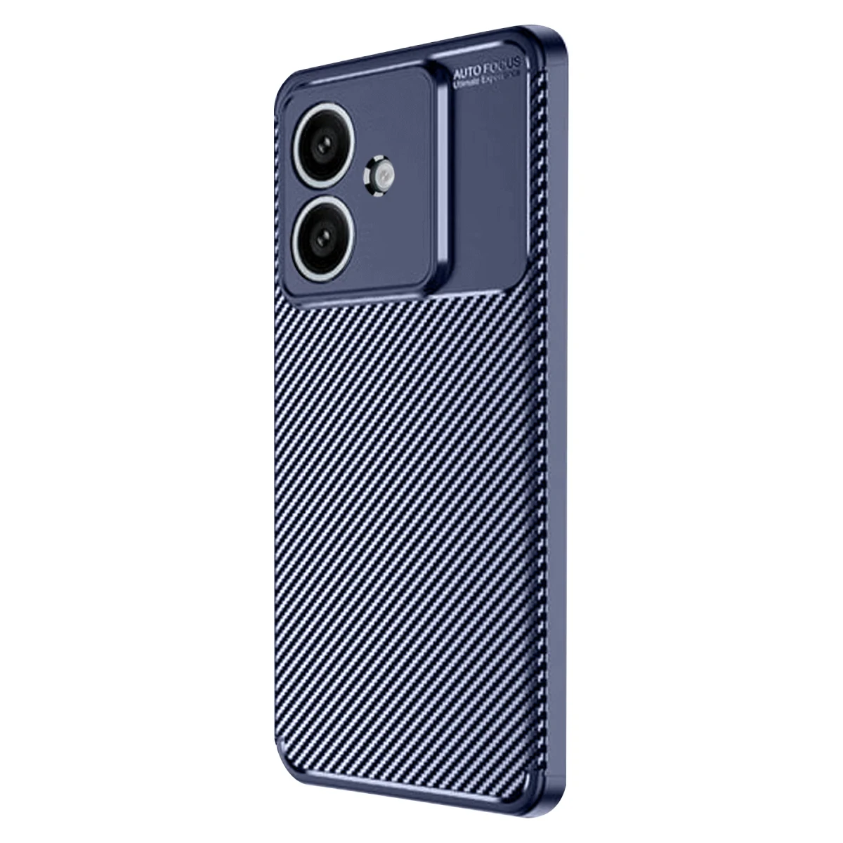 Newface Oppo A3 Kılıf Auto Focus Karbon Kapak - Lacivert