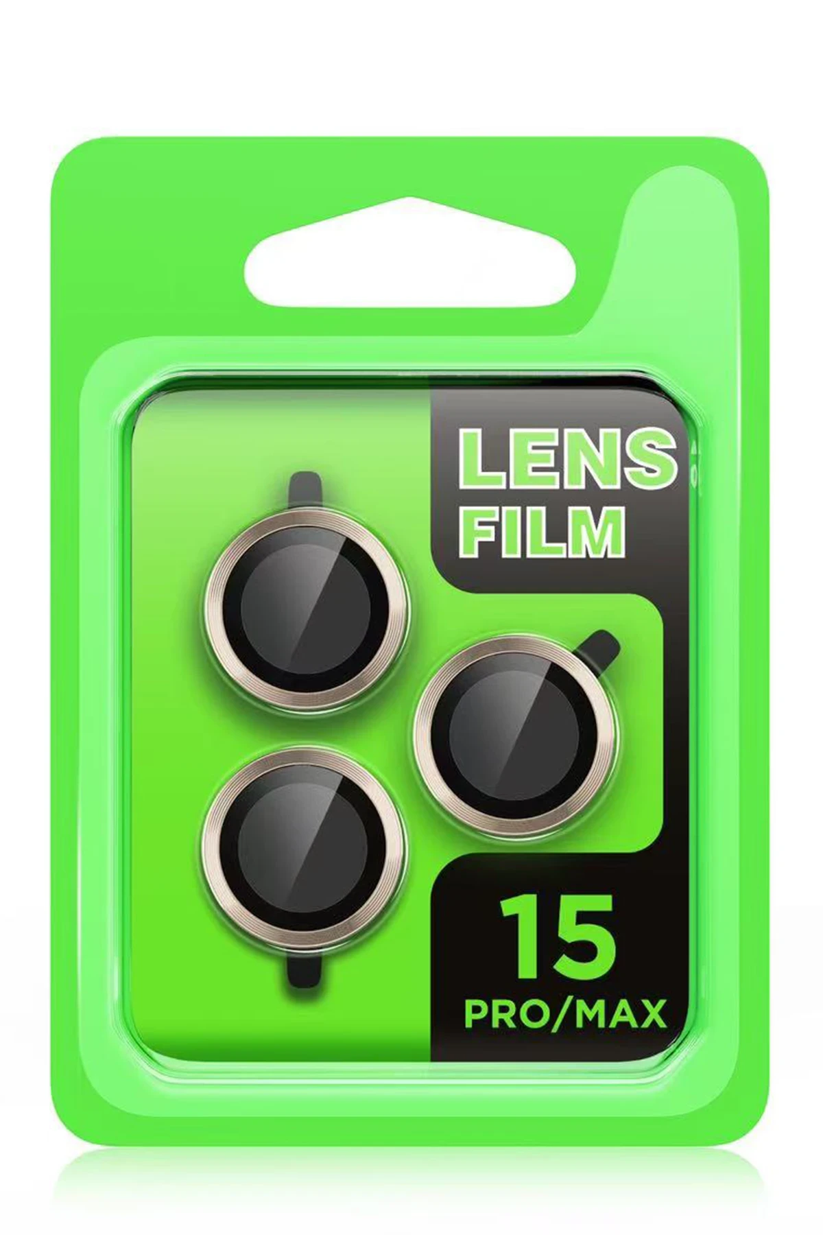 Newface iPhone 15 Pro Raze Metal Kamera Lens - Gümüş