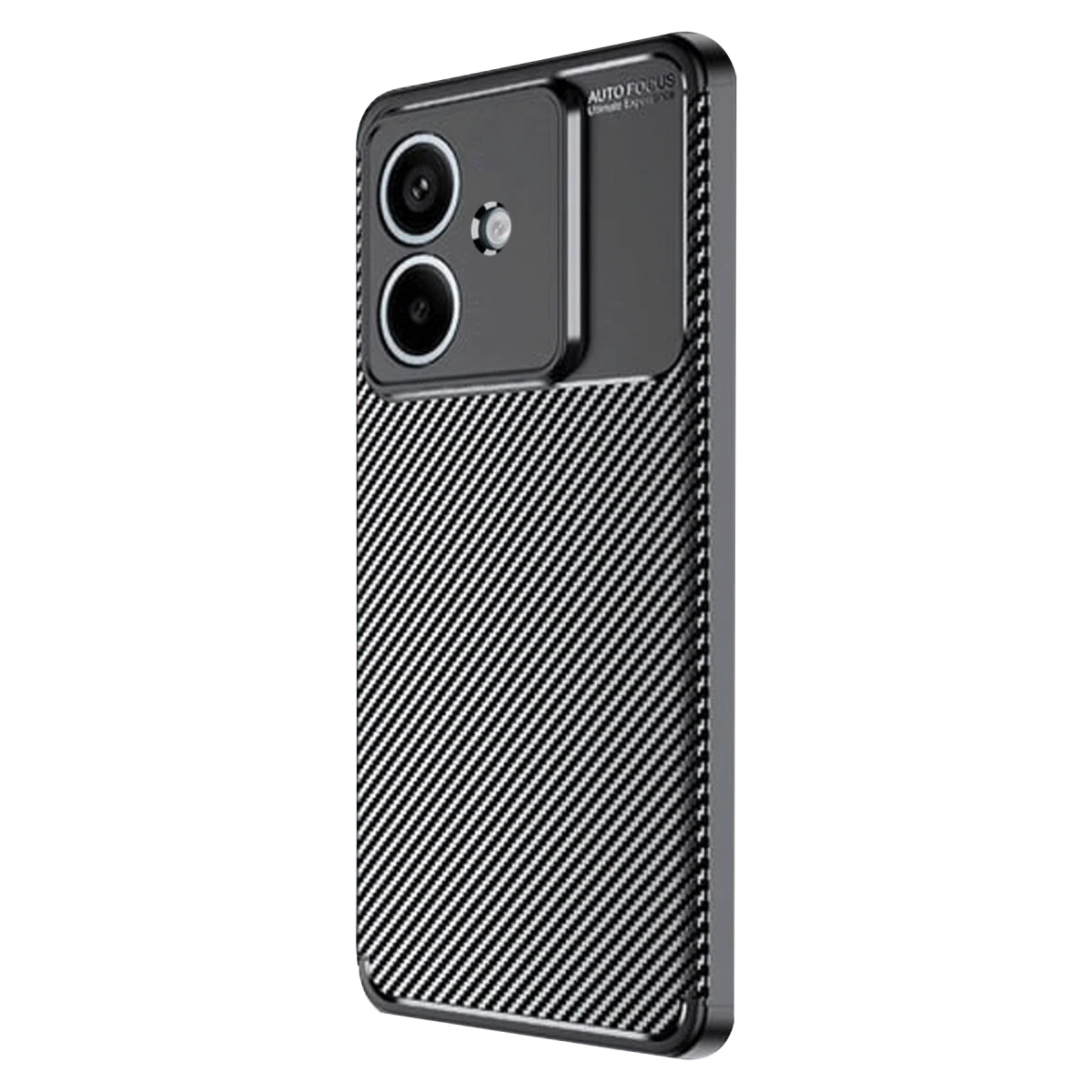 Newface Oppo A3 Kılıf Auto Focus Karbon Kapak - Siyah — görsel 5