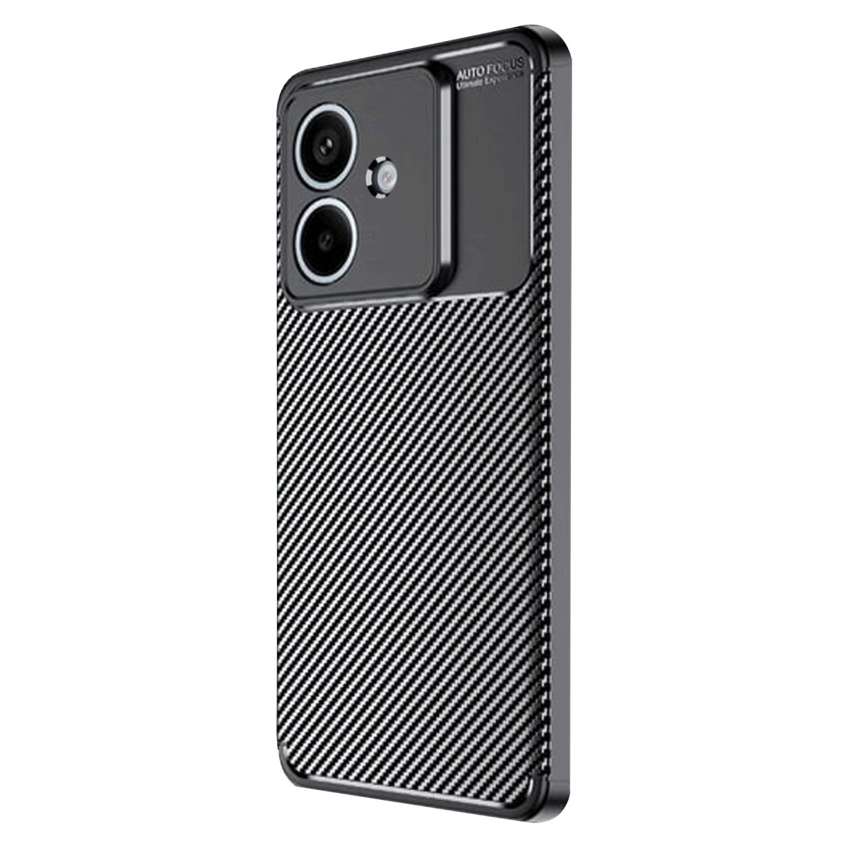 Newface Oppo A3 Kılıf Auto Focus Karbon Kapak - Siyah — görsel 8