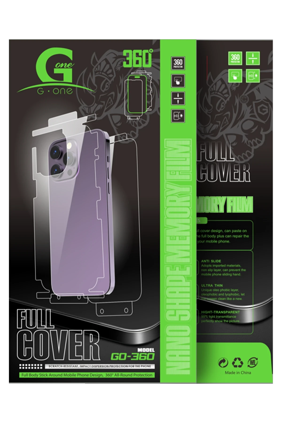 Newface Apple iPhone 16 Pro 360 Full Body Arka Koruyucu