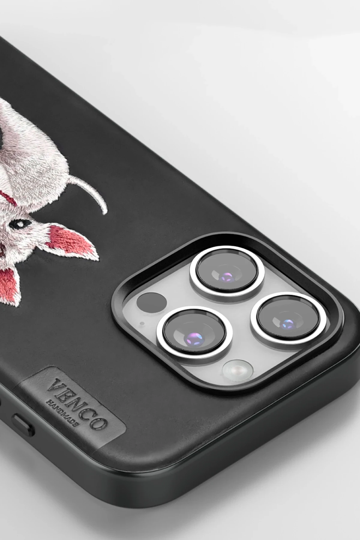 Venco iPhone 16 Pro Perma Desenli Kapak - Lacivert