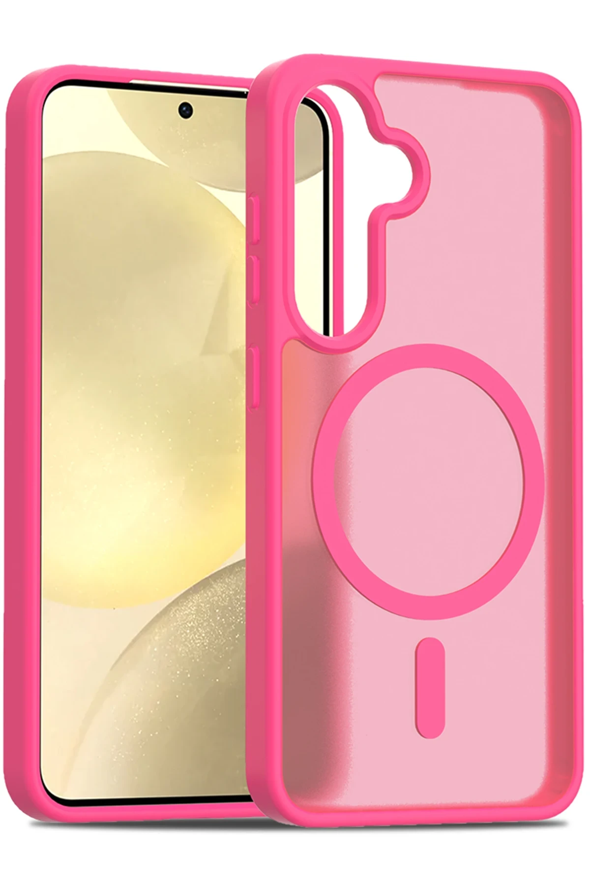 Joko Samsung Galaxy S25 Jota Magsafe Kapak - Rose