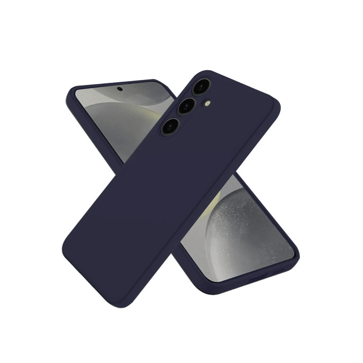 Newface Samsung Galaxy A56 Kılıf Nano içi Kadife Silikon - Lacivert