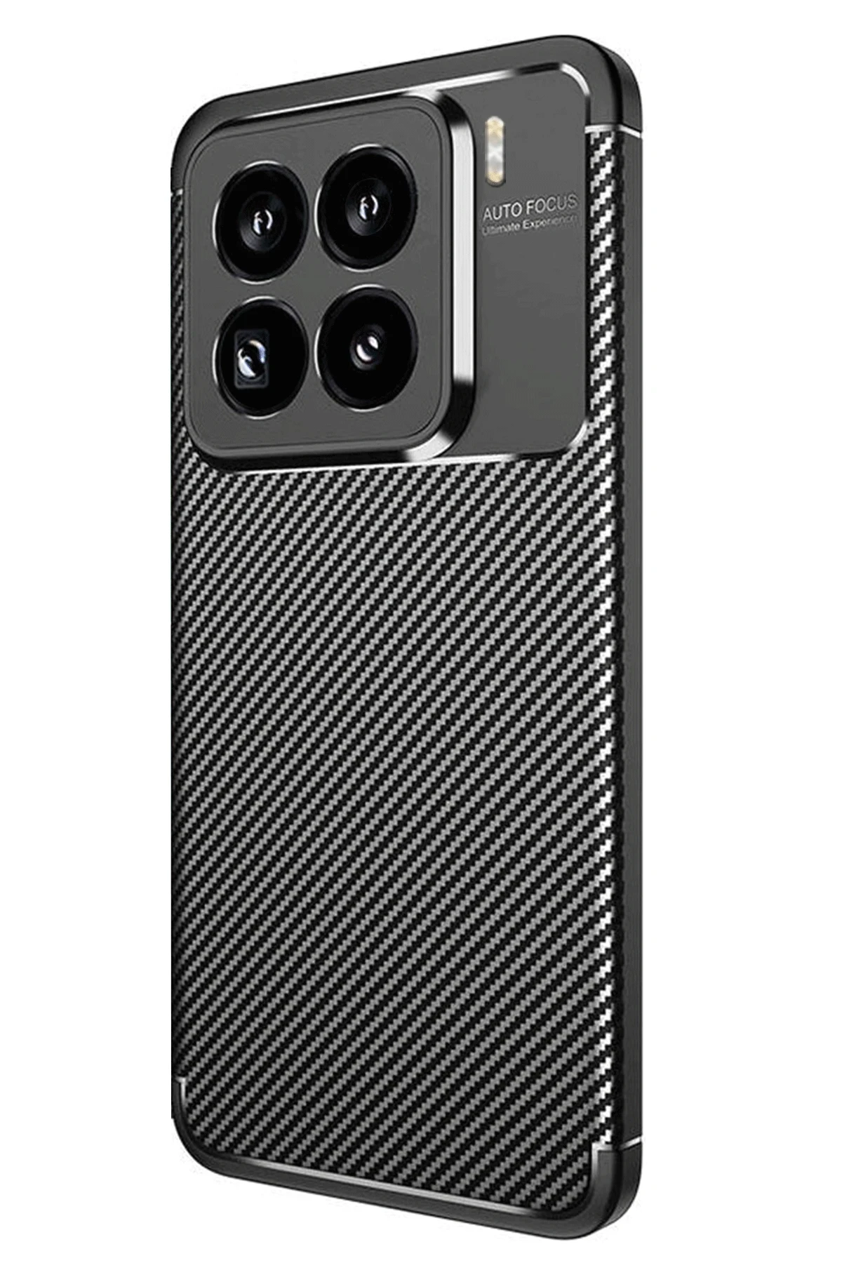 Newface Xiaomi Mi 15 Pro Kılıf Auto Focus Karbon Kapak - Siyah — görsel 2
