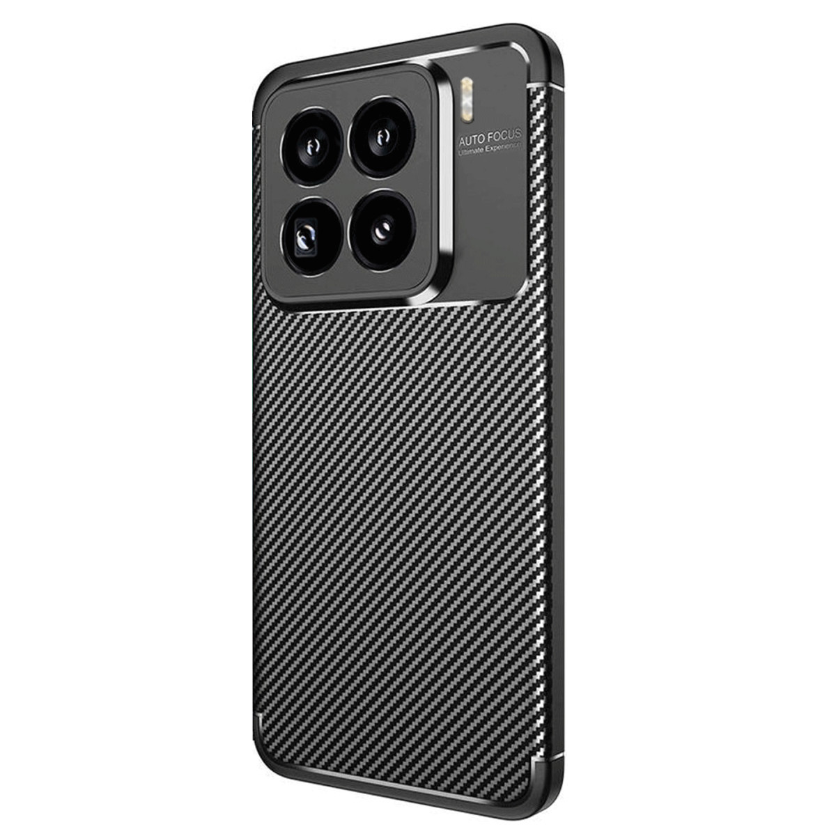Newface Xiaomi Mi 15 Pro Kılıf Auto Focus Karbon Kapak - Siyah — görsel 8