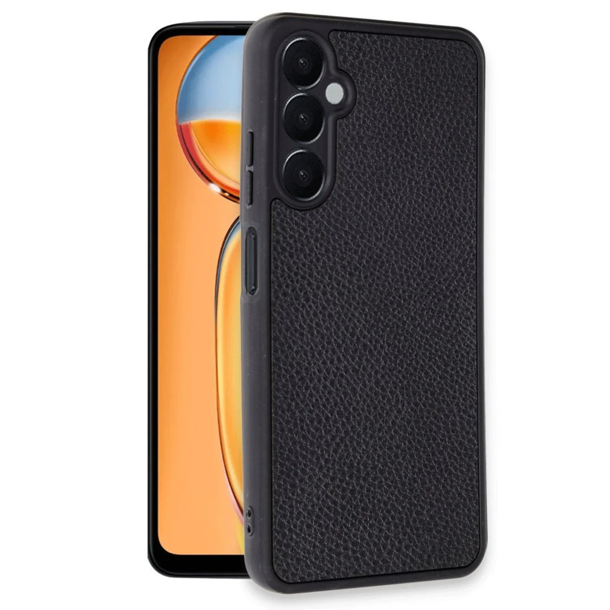 Newface Samsung Galaxy A26 Kılıf Aras Deri Kapak - Siyah — görsel 5