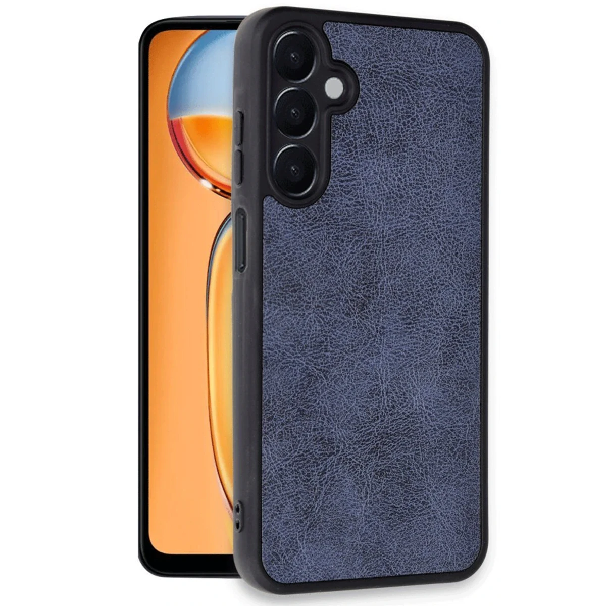 Newface Samsung Galaxy A26 Kılıf Aras Deri Kapak - Lacivert