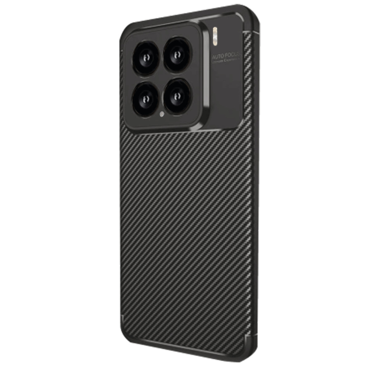 Newface Xiaomi Mi 15 Kılıf Auto Focus Karbon Kapak - Siyah — görsel 3