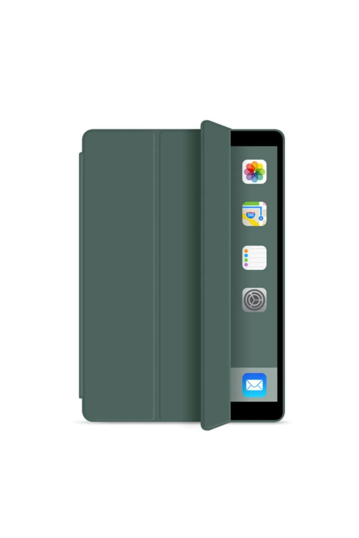 Newface Apple iPad Mini 5 Kılıf Tablet Smart Kılıf - Koyu Yeşil — görsel 2