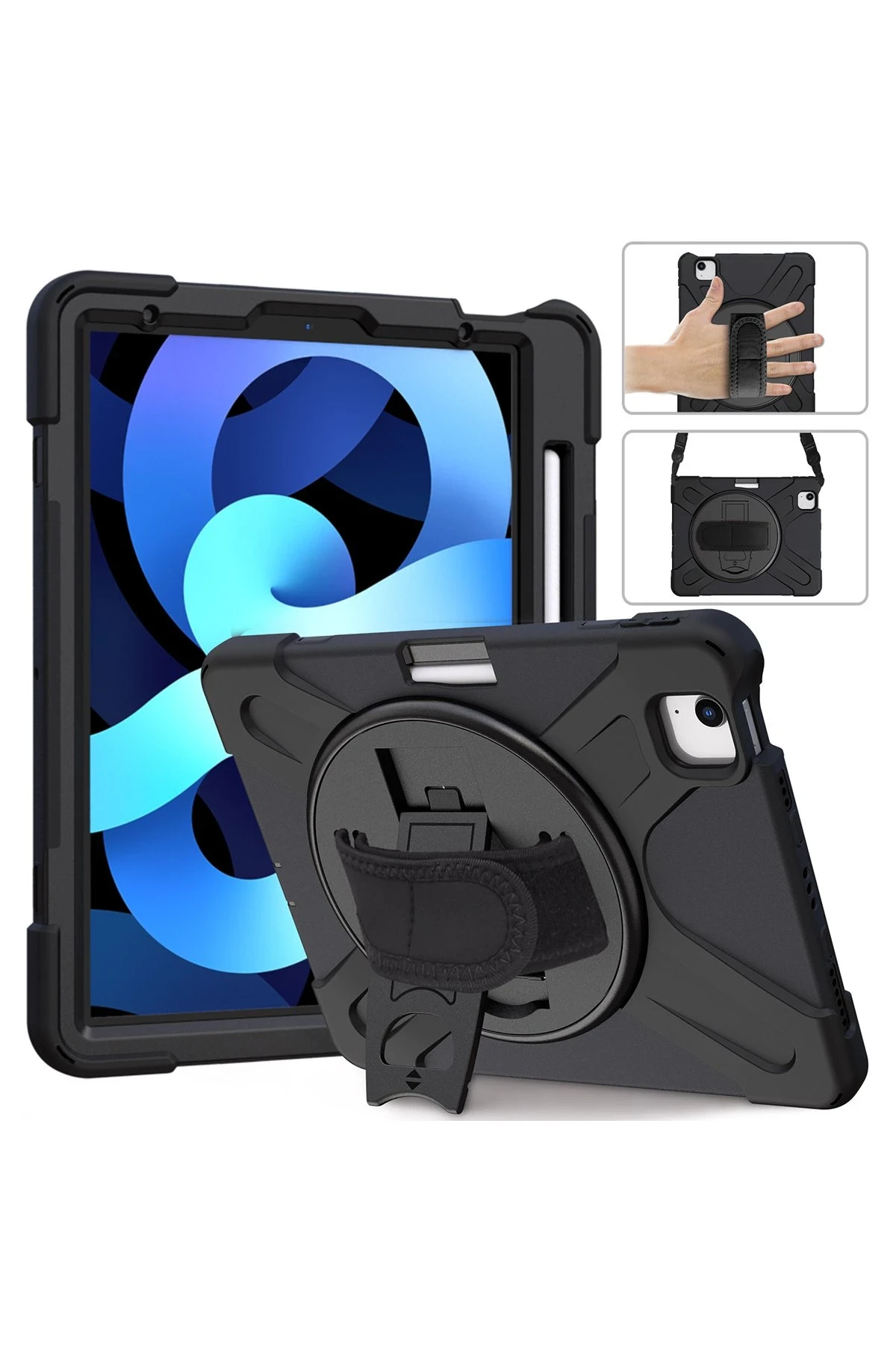 Newface Apple iPad Mini 6 Kılıf Amazing Tablet Kapak - Siyah — görsel 6