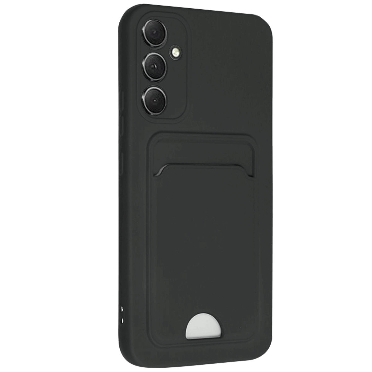 Newface Samsung Galaxy A16 5G Kılıf Kelvin Kartvizitli Silikon - Siyah — görsel 9