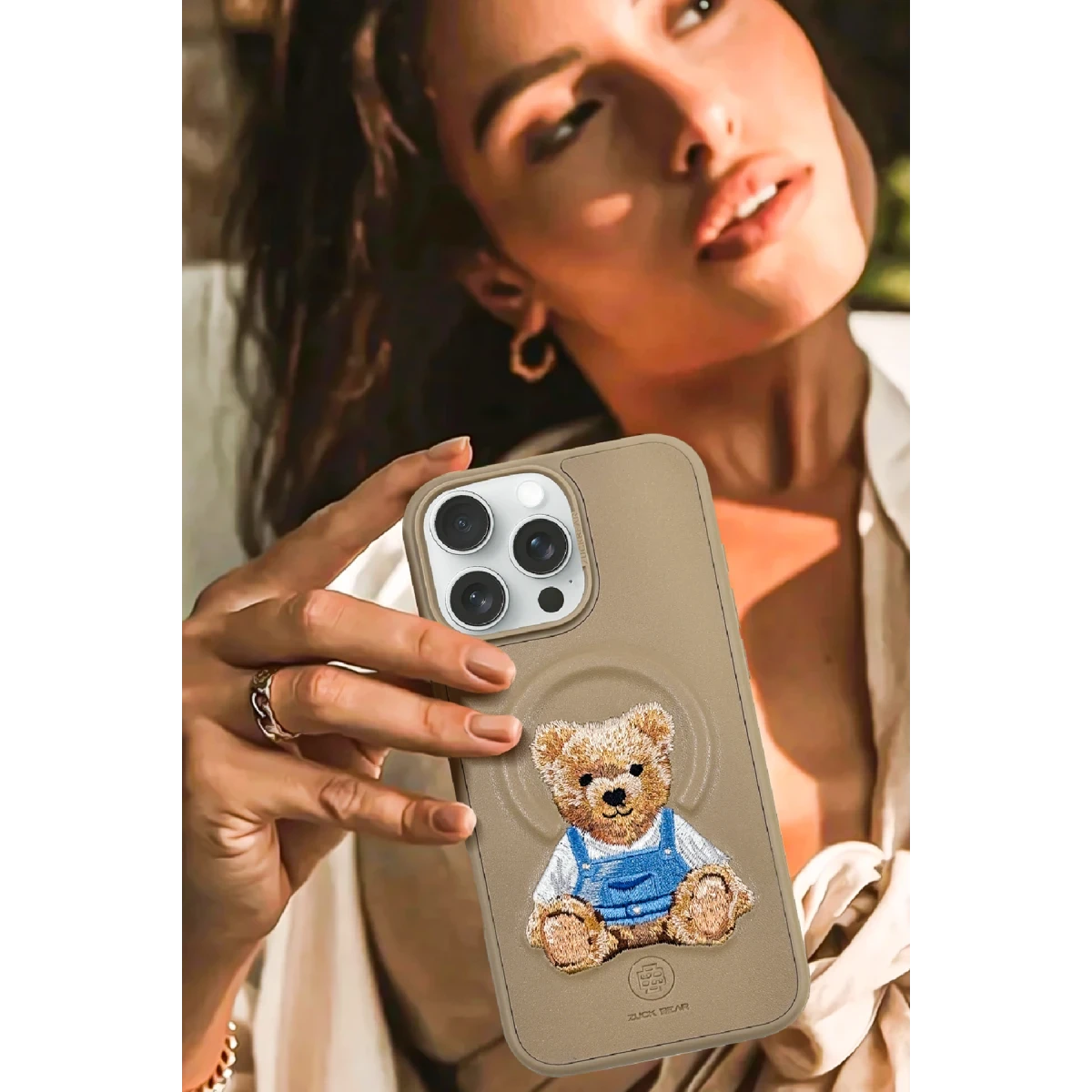 ZuckBear Apple iPhone 16 Pro Everley Magsafe Kapak - Siyah