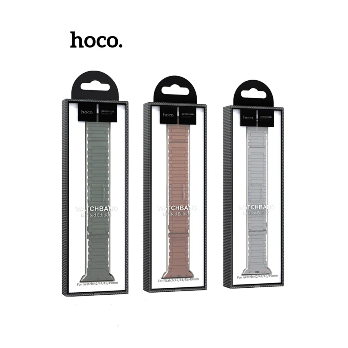 Hoco. Apple Watch 38mm WA06 Kordon - Gri