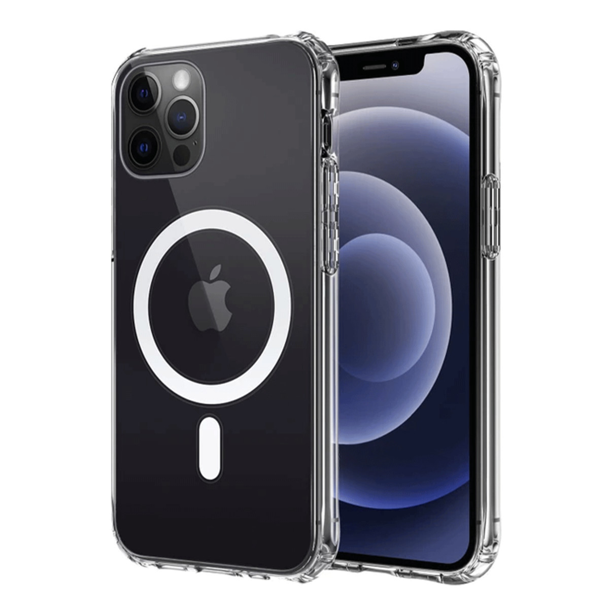 Newface Apple iPhone 12 Kılıf Magneticsafe Şeffaf Silikon - Şeffaf — görsel 5