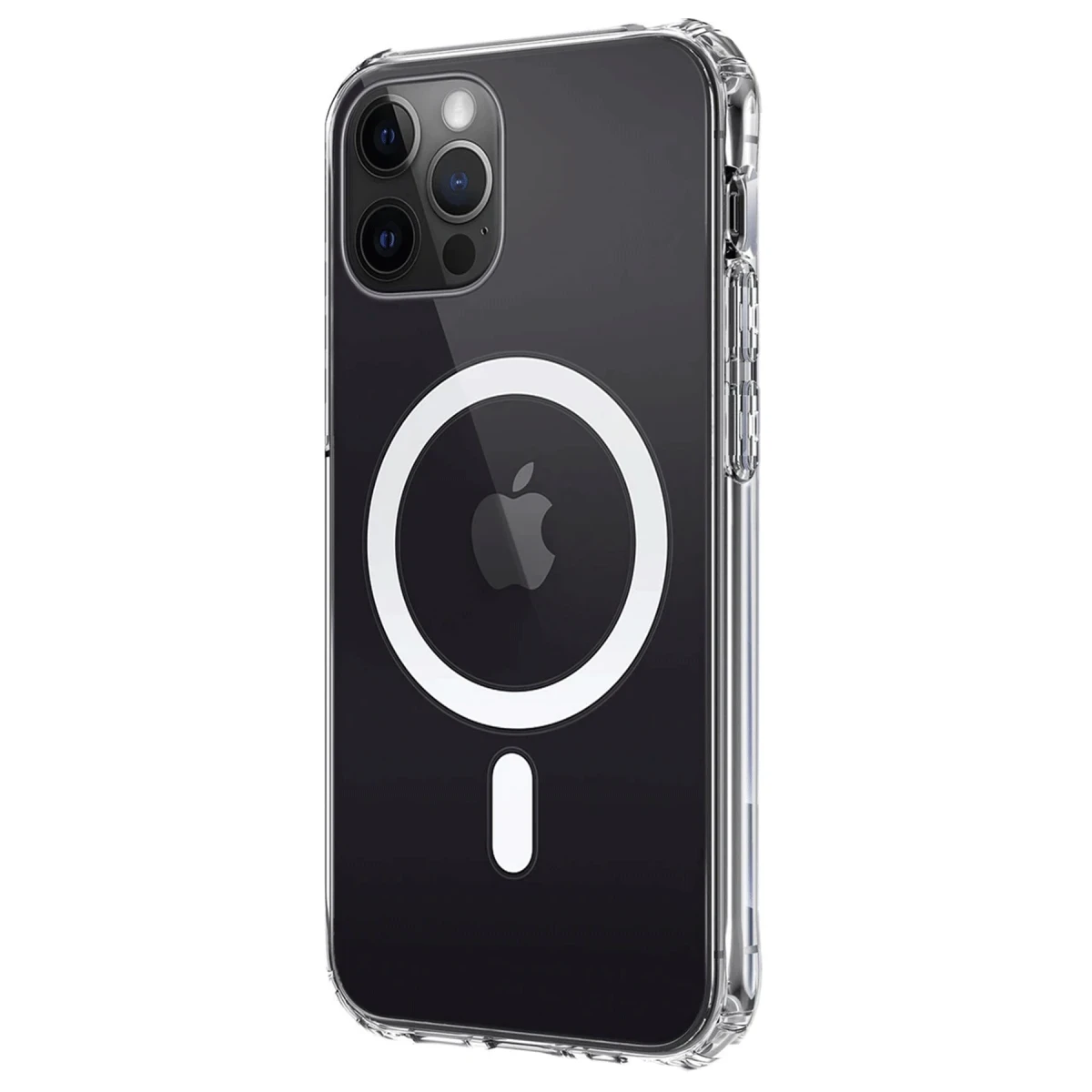 Newface Apple iPhone 12 Kılıf Magneticsafe Şeffaf Silikon - Şeffaf — görsel 4