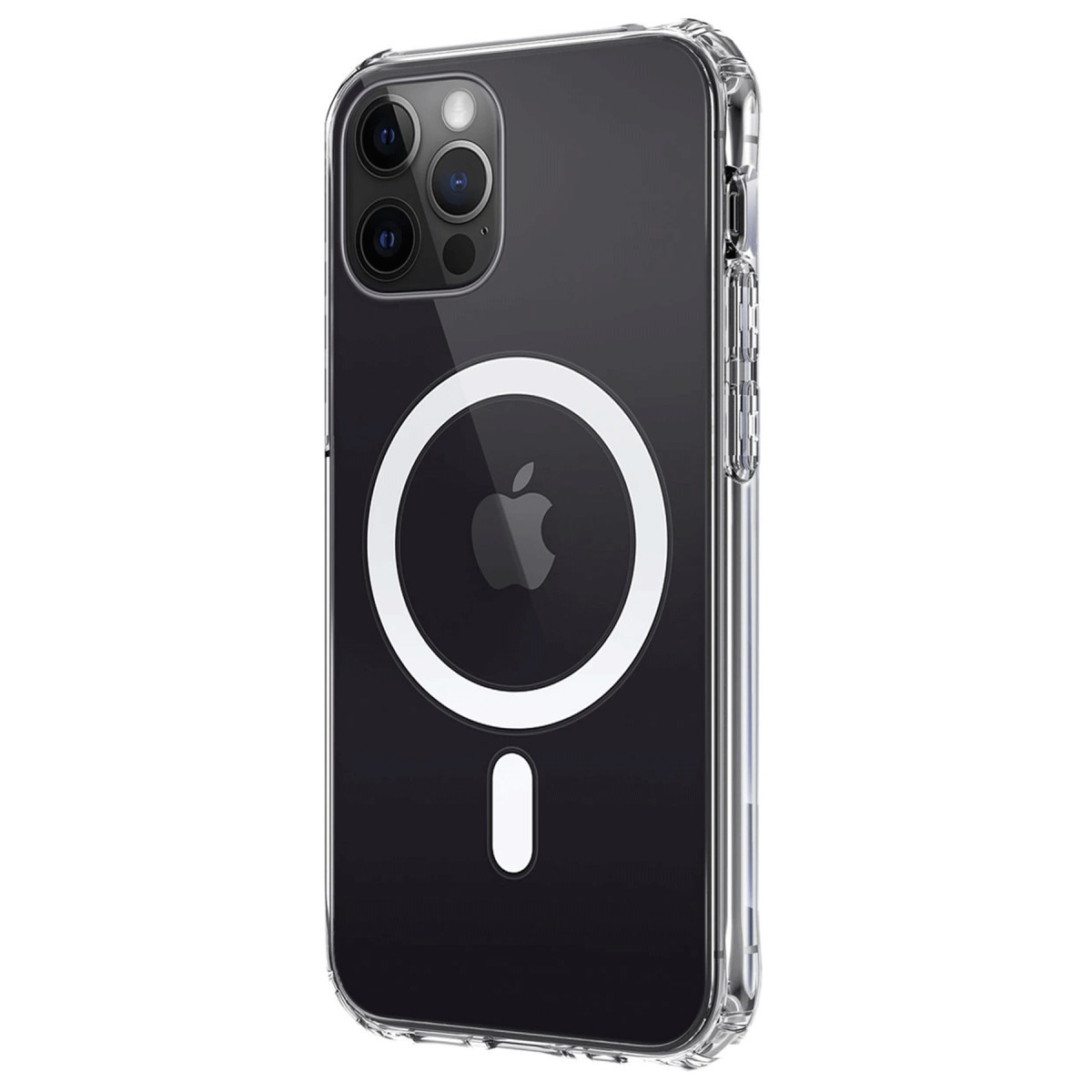 Newface Apple iPhone 12 Kılıf Magneticsafe Şeffaf Silikon - Şeffaf — görsel 6
