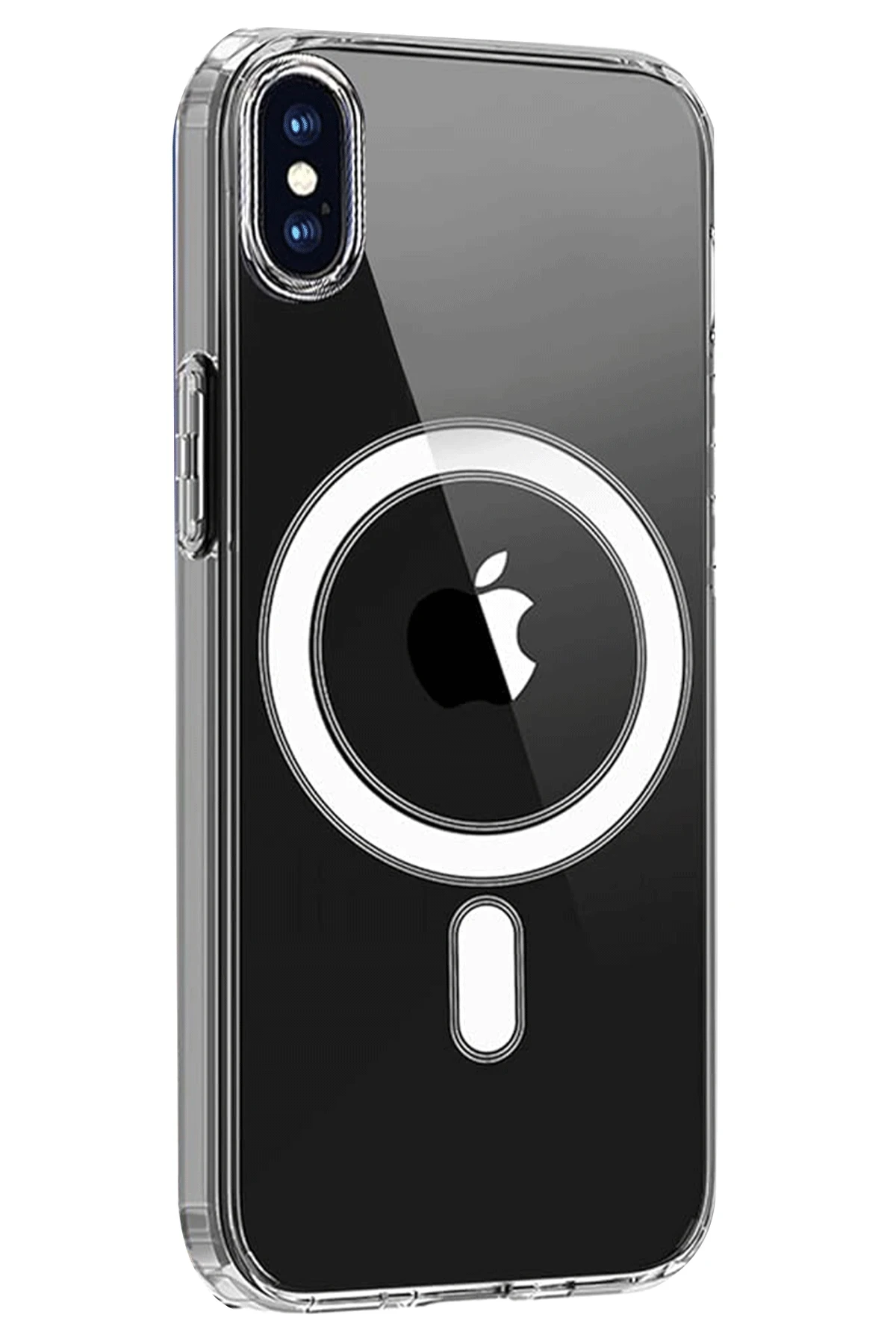 Newface Apple iPhone X Kılıf Magneticsafe Şeffaf Silikon - Şeffaf — görsel 2