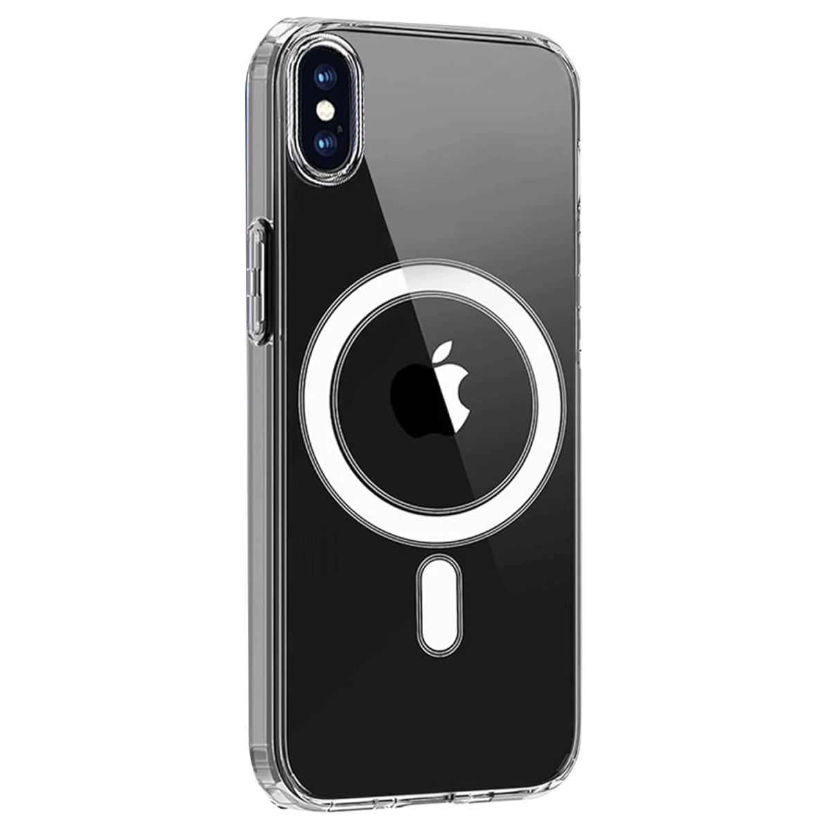 Newface Apple iPhone X Kılıf Magneticsafe Şeffaf Silikon - Şeffaf — görsel 4