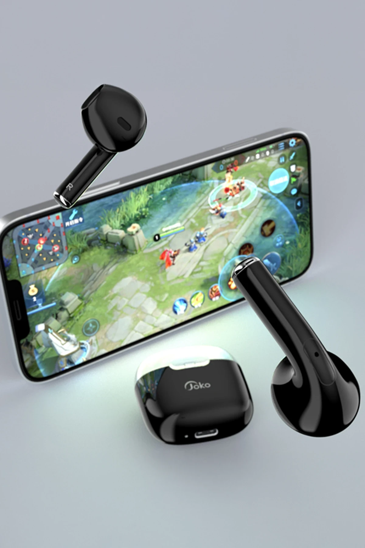 Konfulon GT12 Kablosuz Airpods Kulaklık - Siyah — görsel 4