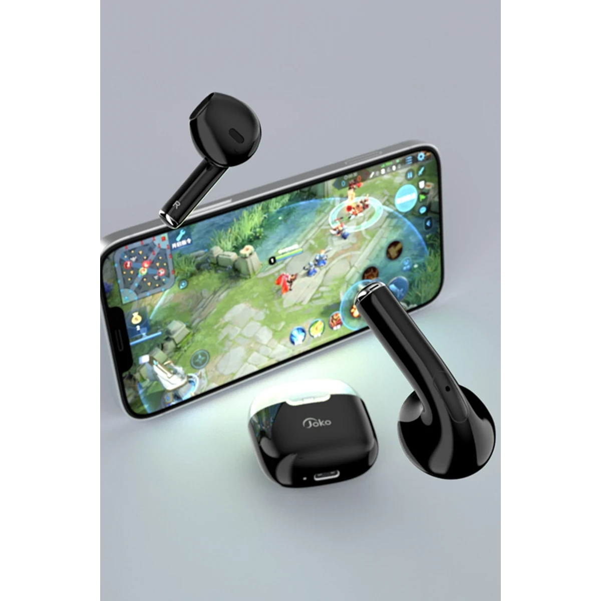 Konfulon GT12 Kablosuz Airpods Kulaklık - Siyah — görsel 9