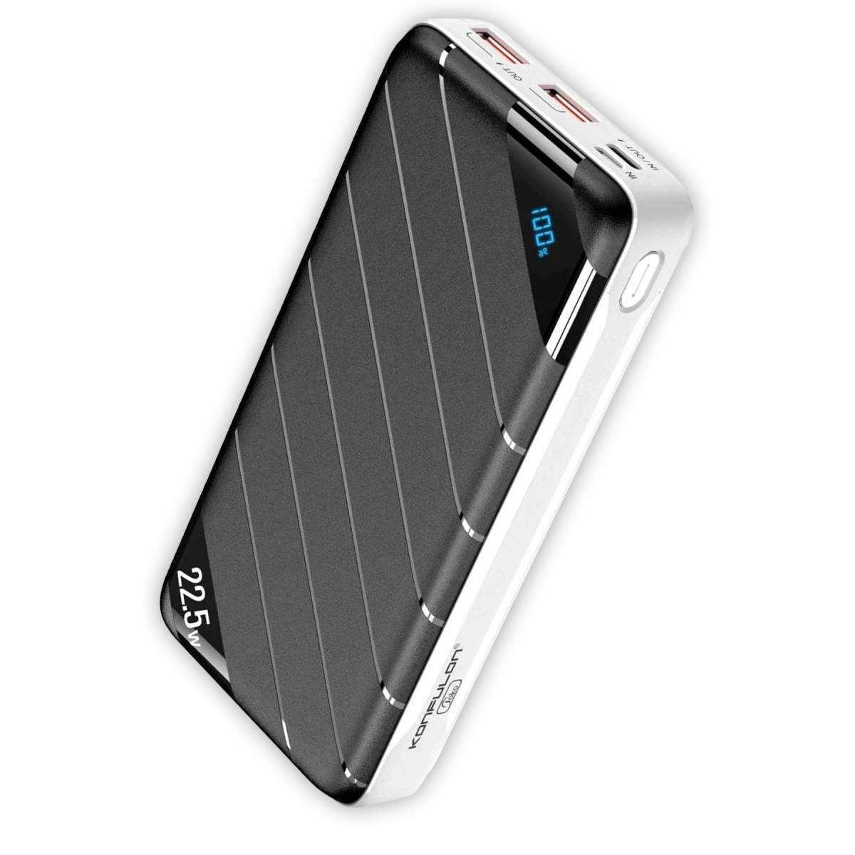 Konfulon Q13 Dijital Powerbank 20.000 mAh Hızlı Şarj - Beyaz — görsel 5