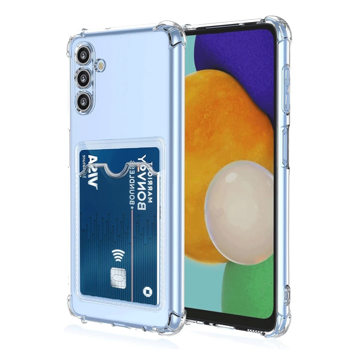 Newface Samsung Galaxy A26 Kılıf Kart Şeffaf Silikon - Şeffaf — görsel 2