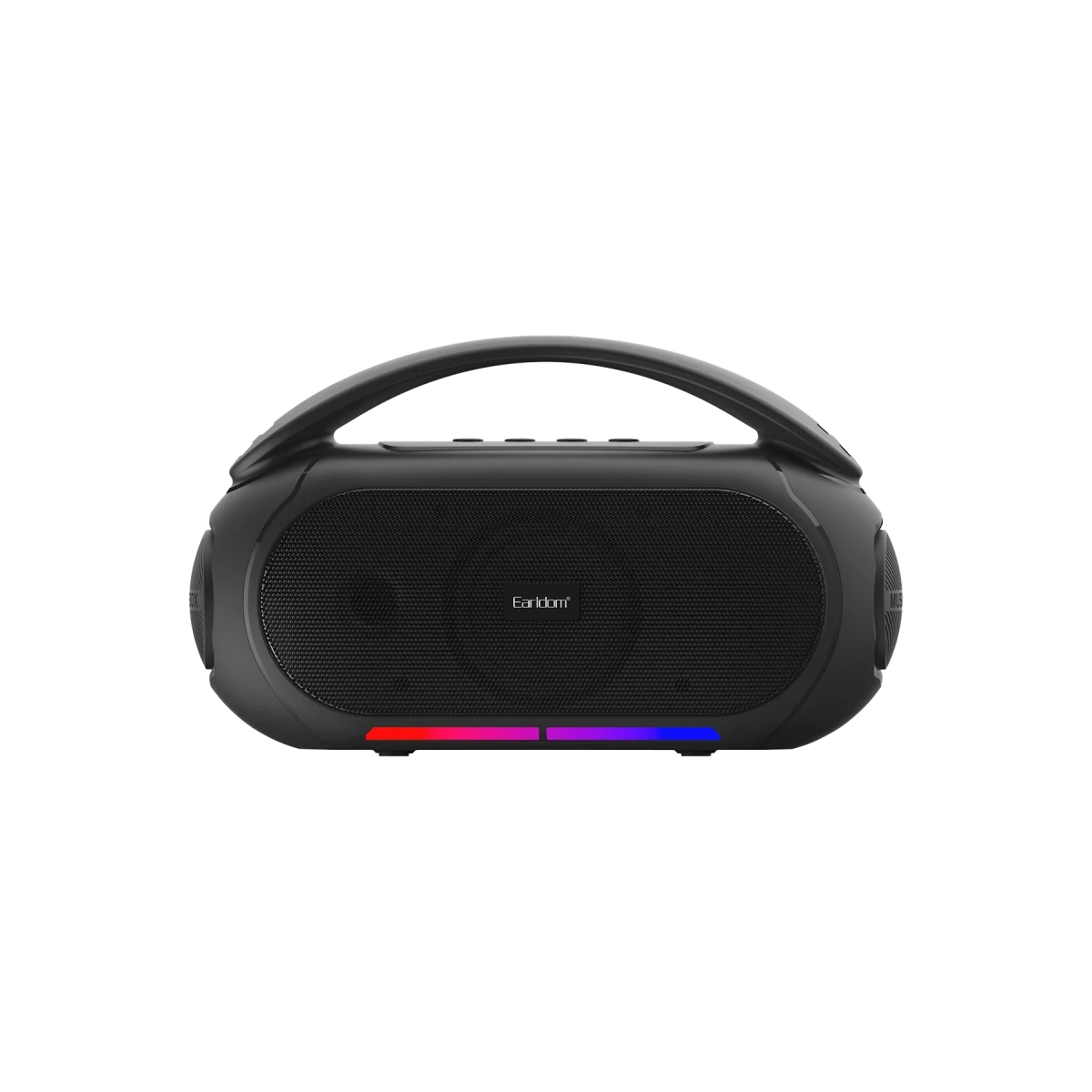 Earldom A35 RGB Işıklı Ekstra Kablosuz Şarj BT 5.3 Kablosuz Hoparlör - Siyah