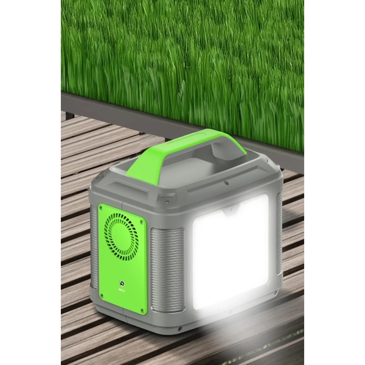 Konfulon CN04 Powerbank 300W 60.000 mAh 5W Led Işıklı Kamp Şarj PD 60W - Gri — görsel 9