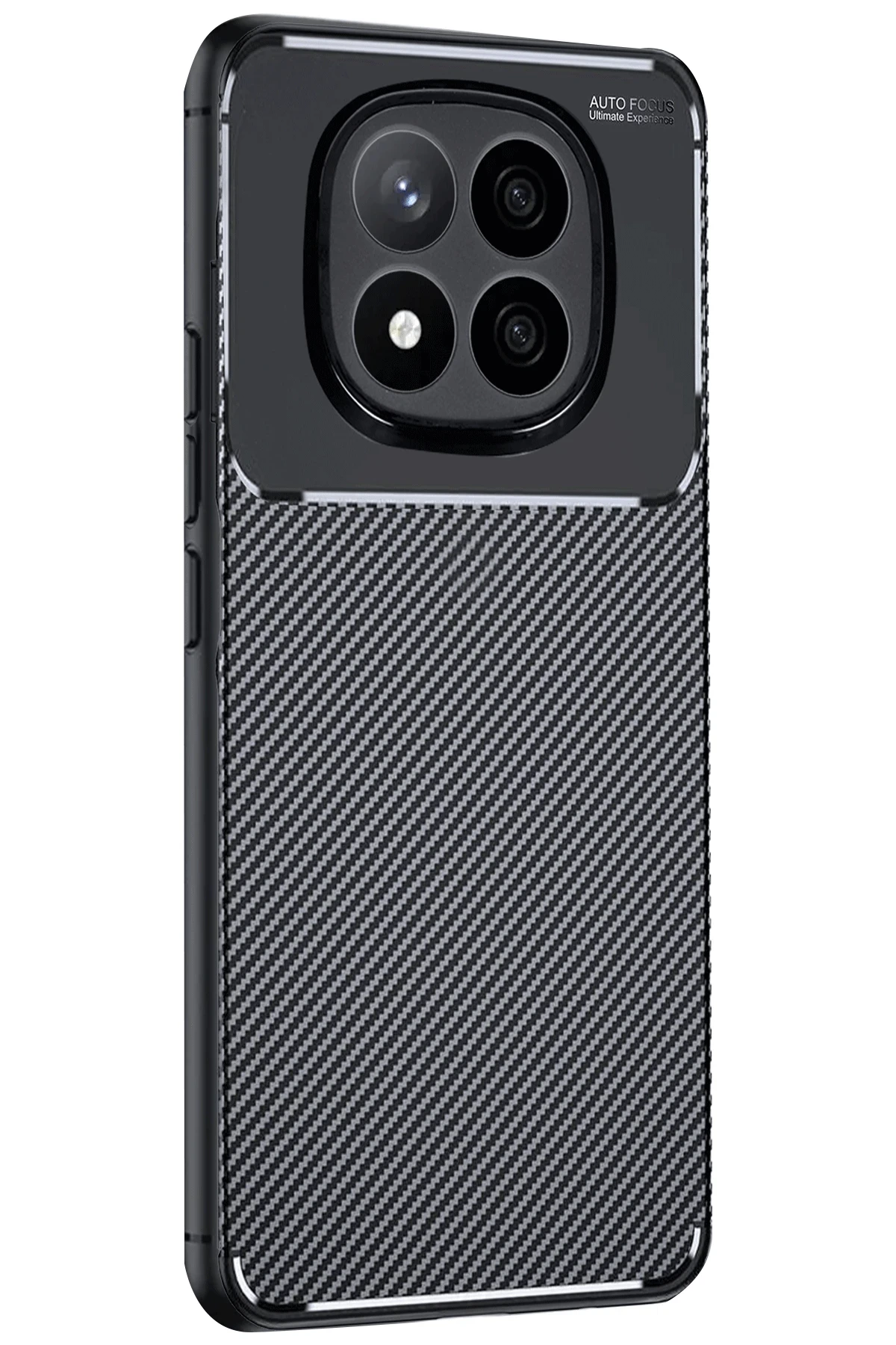 Newface Xiaomi Redmi Note 14 Pro Plus Kılıf Auto Focus Karbon Kapak - Siyah — görsel 2