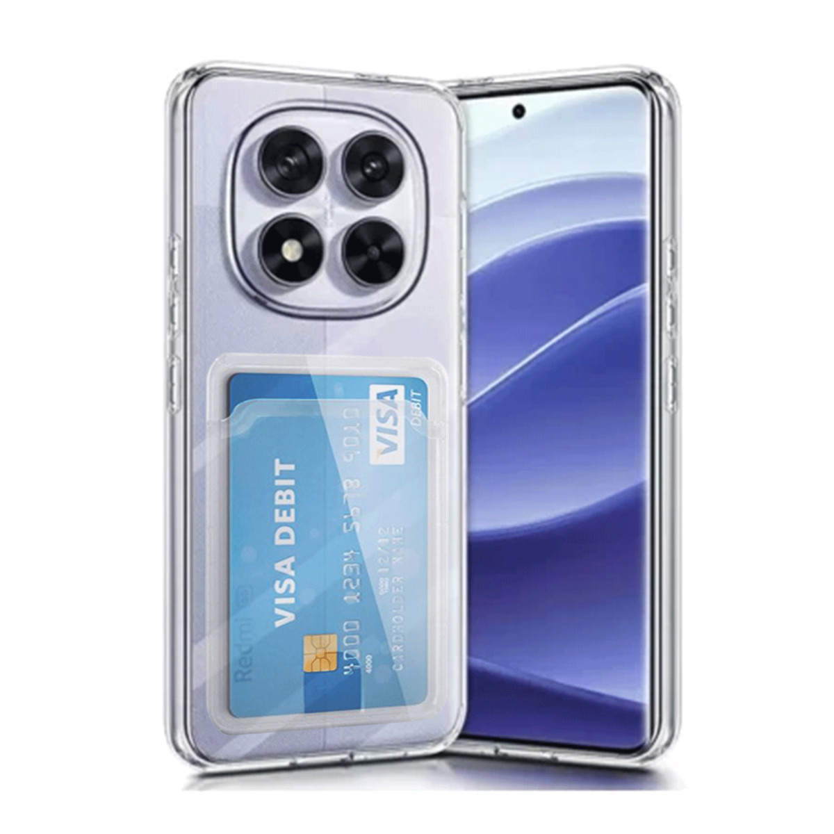 Newface Xiaomi Redmi Note 14 Pro 5G Kılıf Kart Şeffaf Silikon - Şeffaf — görsel 7