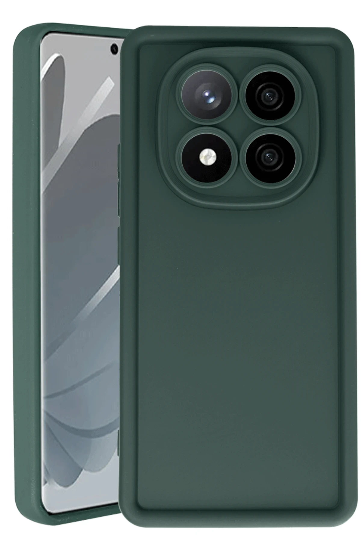 Newface Xiaomi Redmi Note 14 Pro 5G Kılıf Viera Silikon - Koyu Yeşil