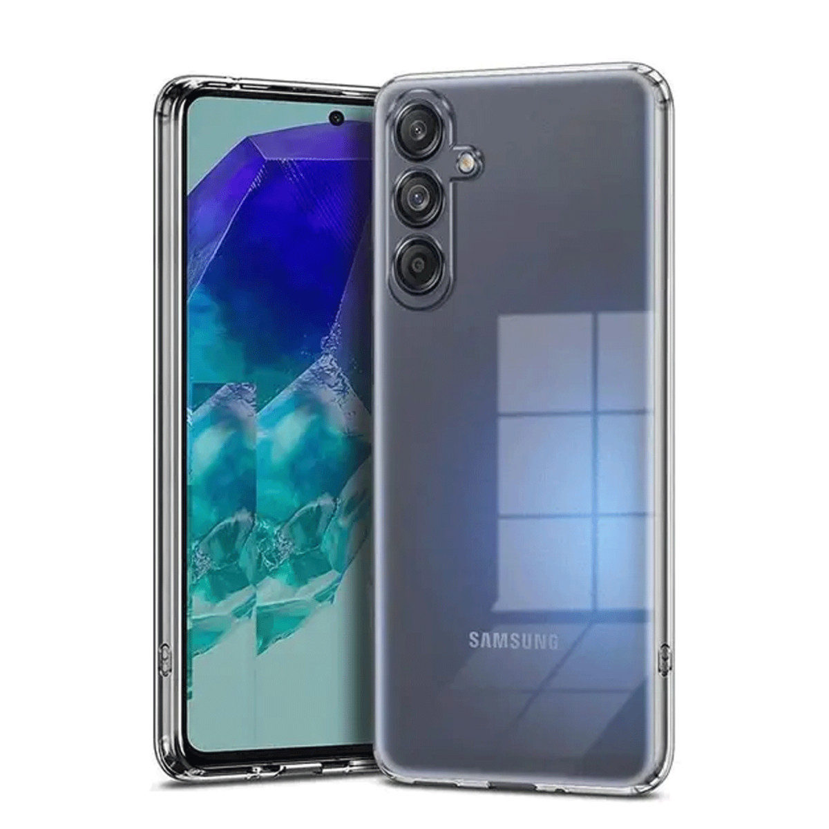 Newface Samsung Galaxy A56 Kılıf Lüx Şeffaf Silikon — görsel 8