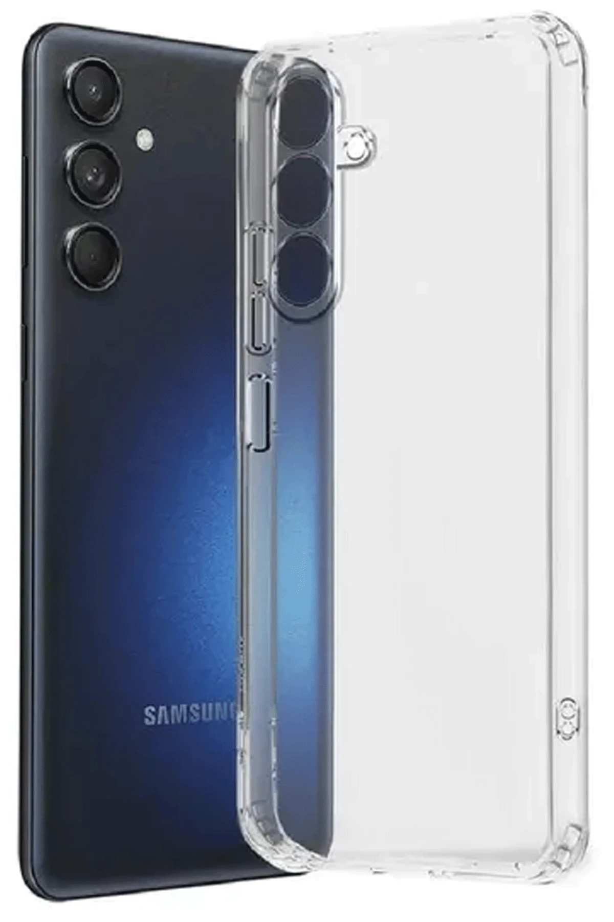 Newface Samsung Galaxy A56 Kılıf Lüx Şeffaf Silikon
