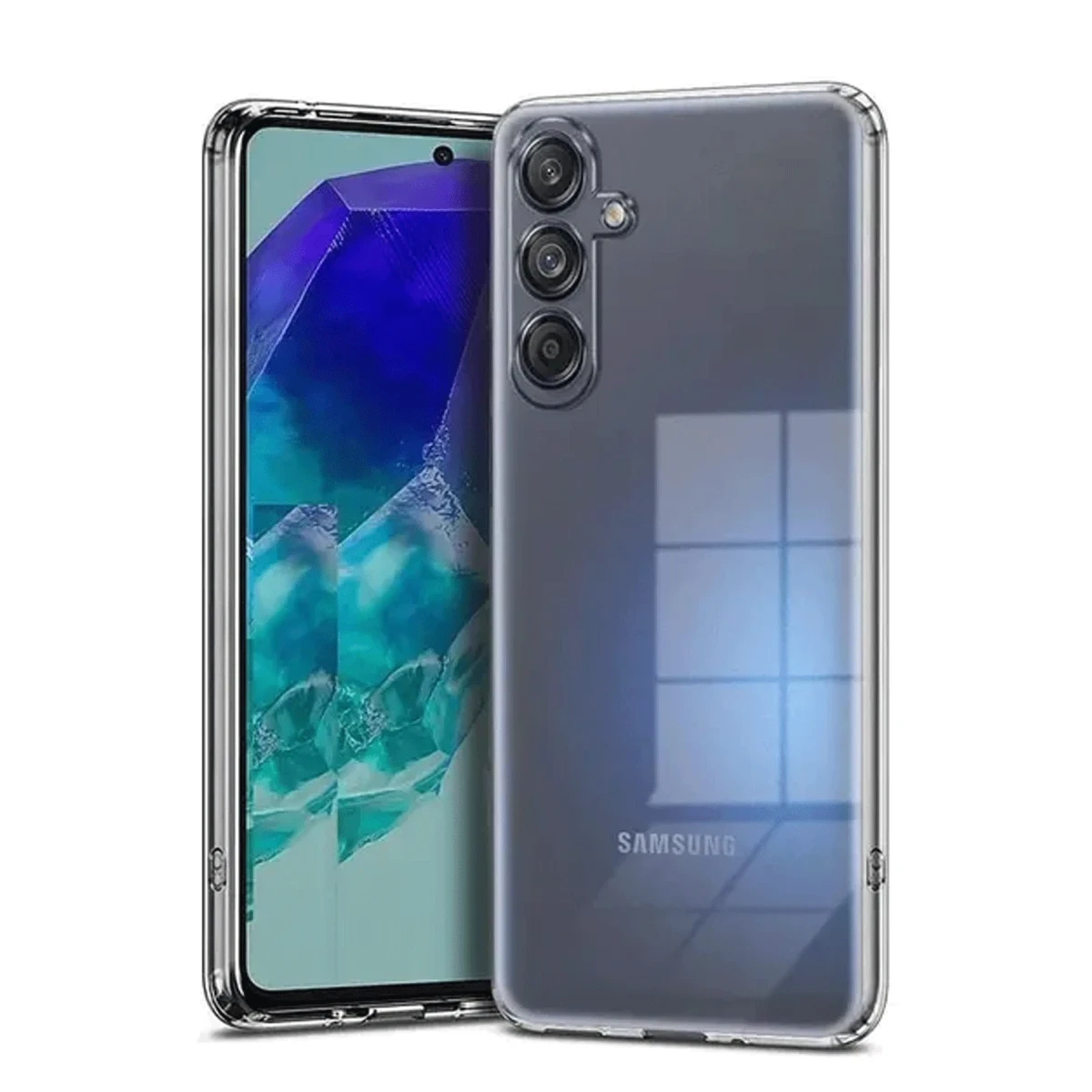 Newface Samsung Galaxy A36 Kılıf Lüx Şeffaf Silikon — görsel 5