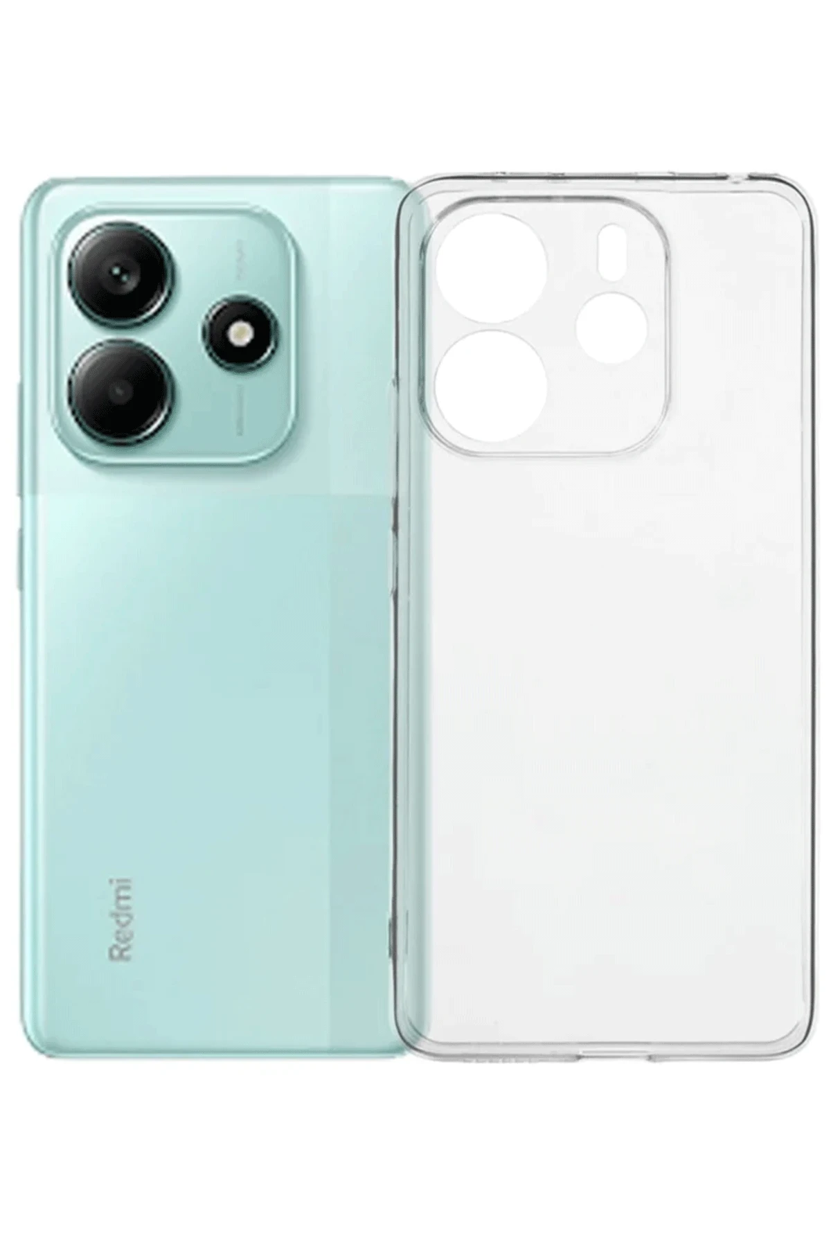 Newface Xiaomi Redmi Note 14 4G Kılıf Lüx Şeffaf Silikon