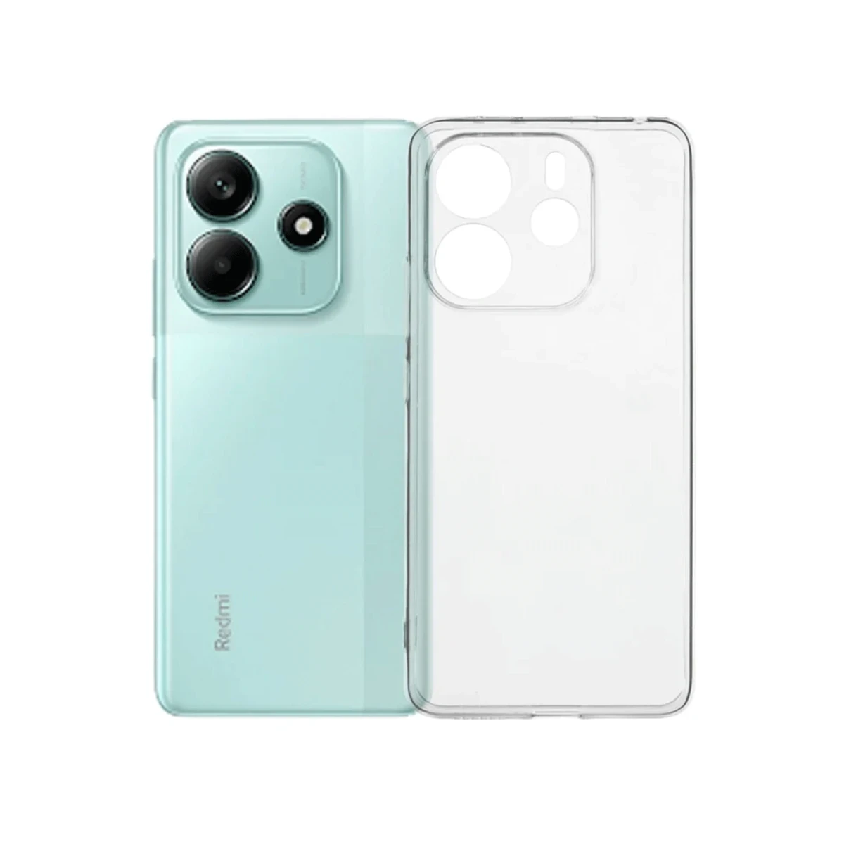 Newface Xiaomi Redmi Note 14 4G Kılıf Lüx Şeffaf Silikon — görsel 3