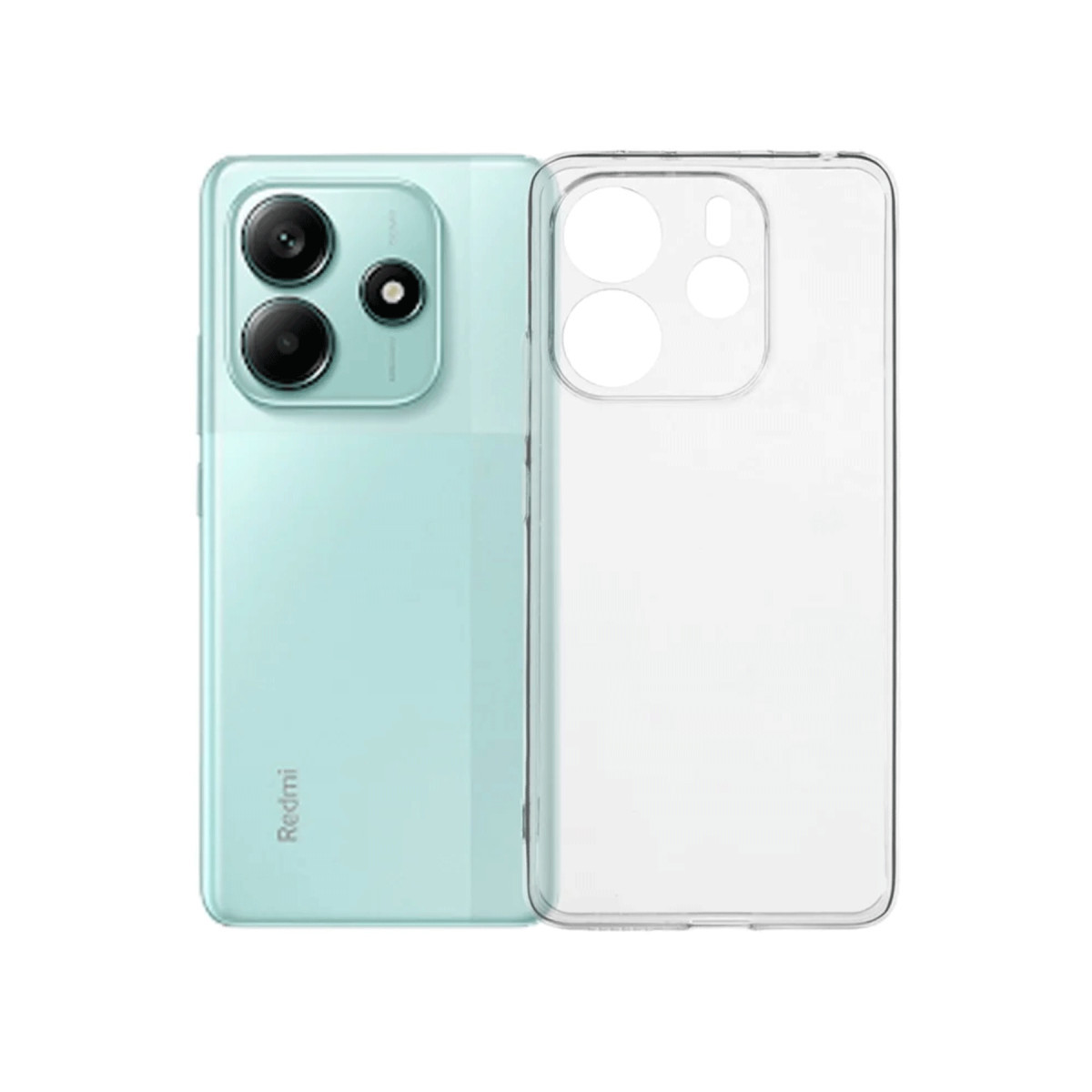 Newface Xiaomi Redmi Note 14 4G Kılıf Lüx Şeffaf Silikon — görsel 5