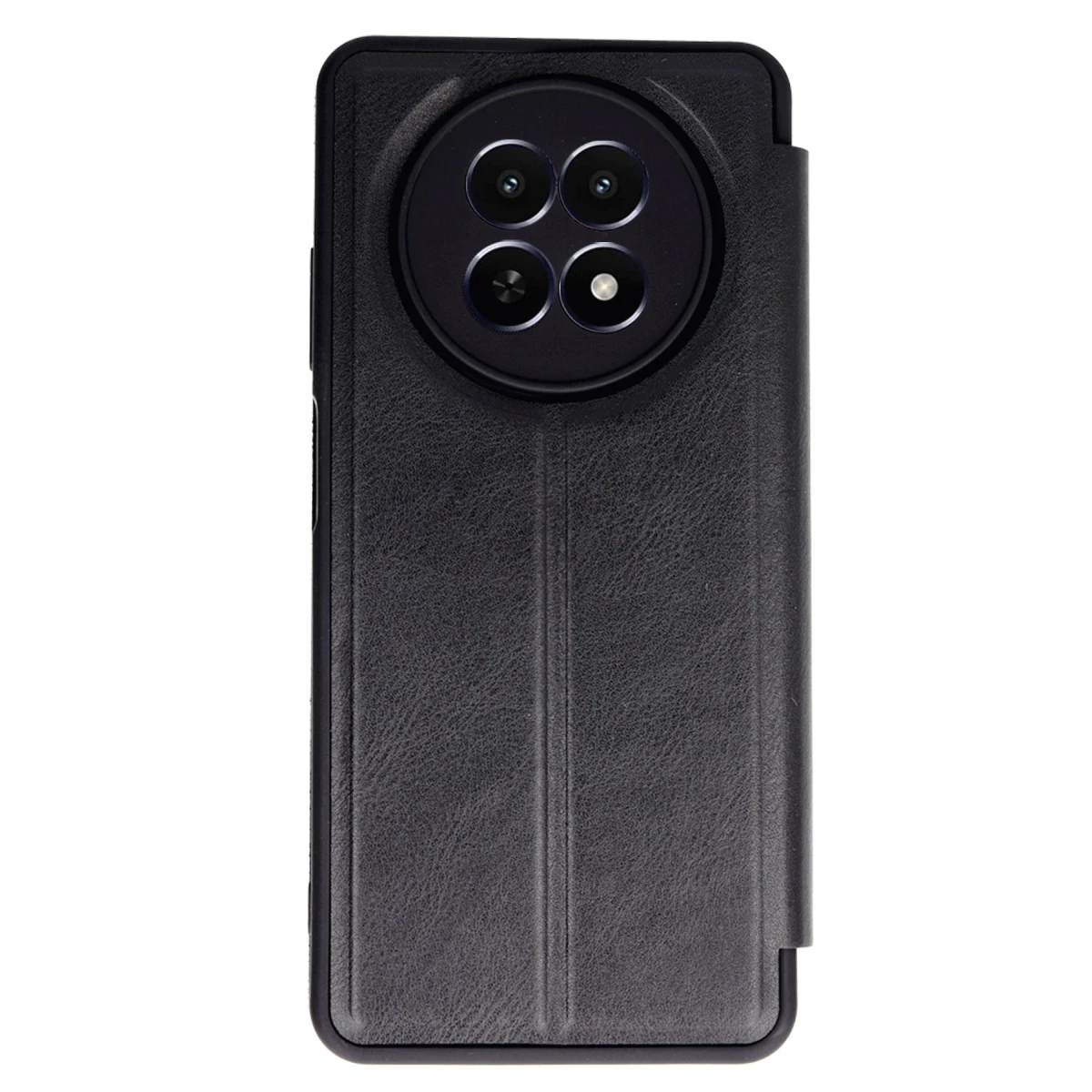 Newface Realme 12 5G Kılıf Flip Cover - Siyah — görsel 5