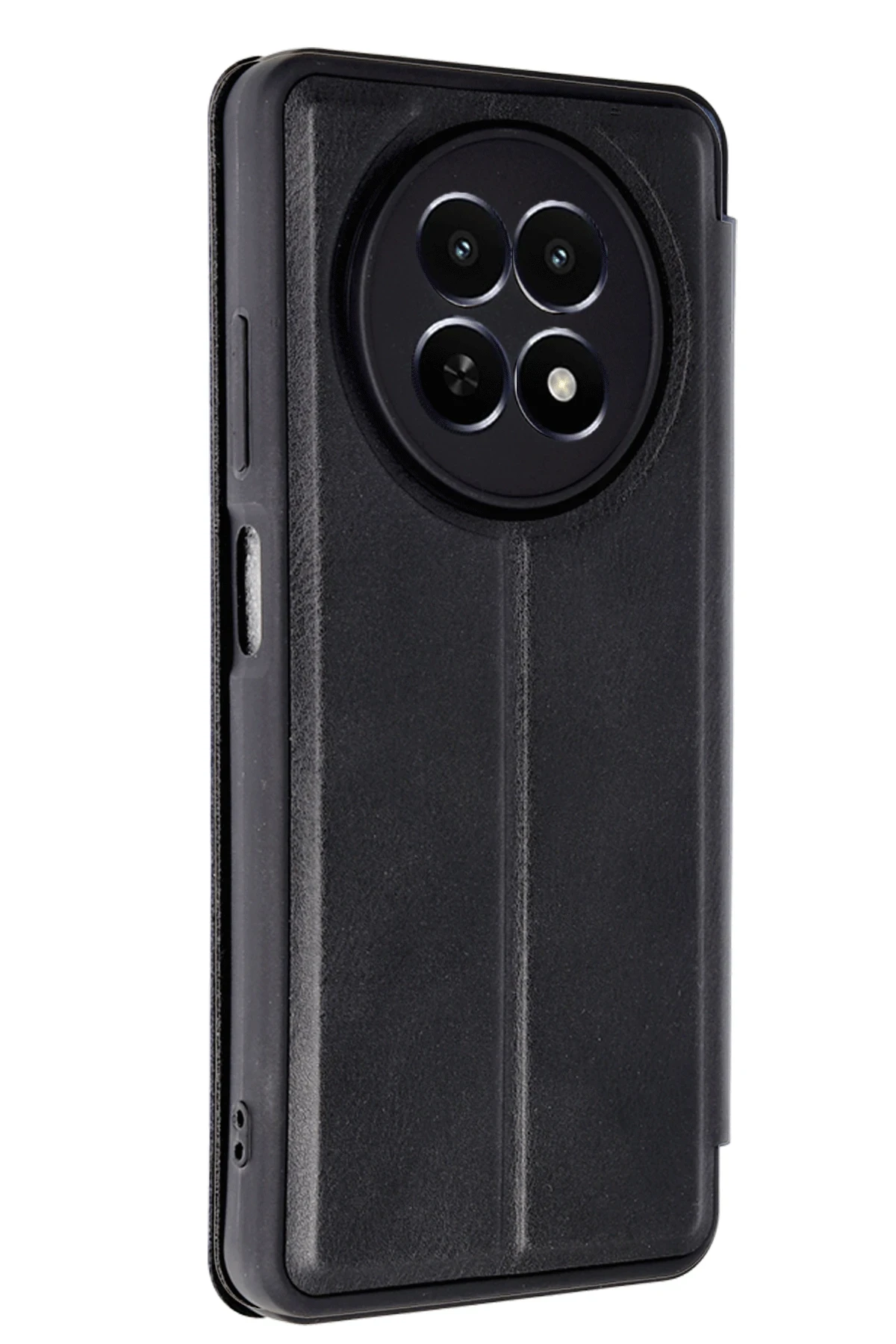 Newface Realme 12 5G Kılıf Flip Cover - Siyah