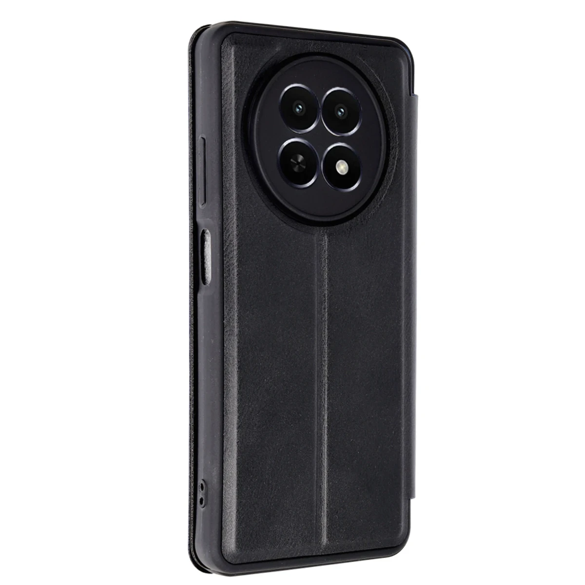 Newface Realme 12 5G Kılıf Flip Cover - Siyah — görsel 4