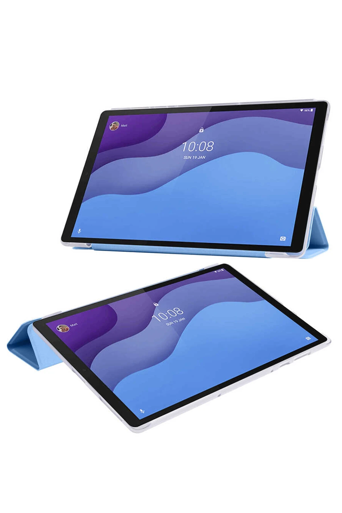 Newface Lenovo M10 HD X306F Kılıf Tablet Smart Kılıf - Siyah — görsel 2