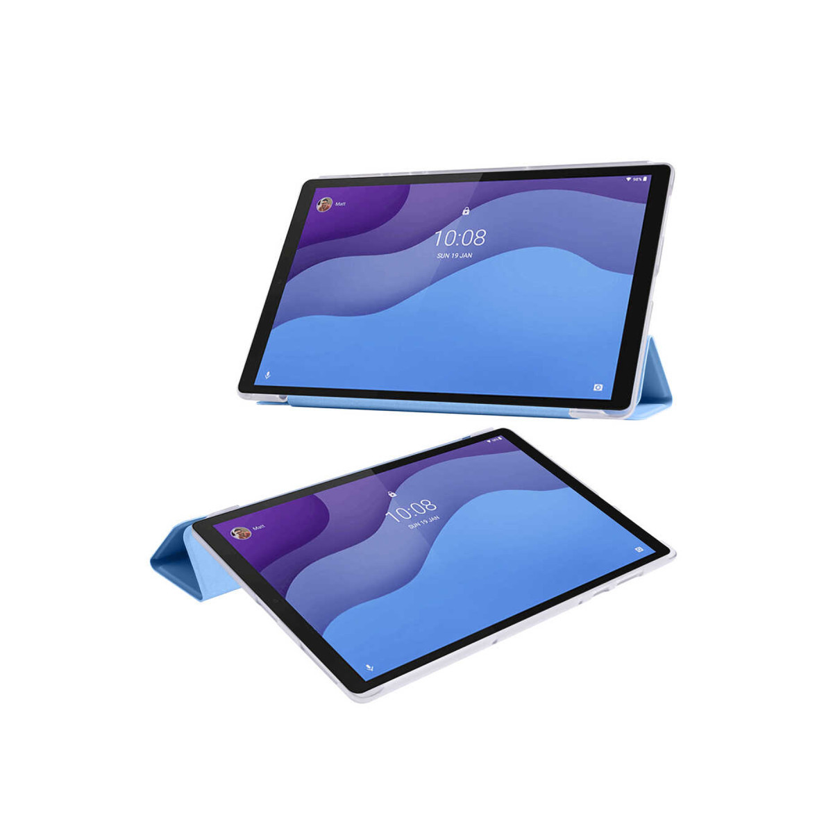 Newface Lenovo M10 HD X306F Kılıf Tablet Smart Kılıf - Siyah — görsel 6