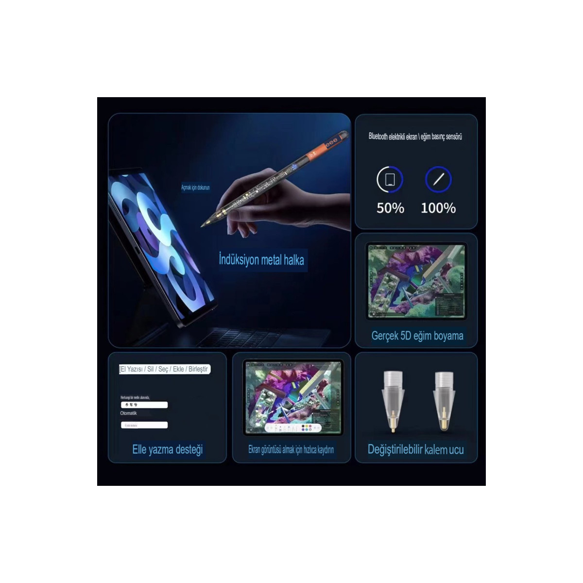 Newface SW10 Pro iPad Uyumlu Dokunmatik Stylus Kalem — görsel 10