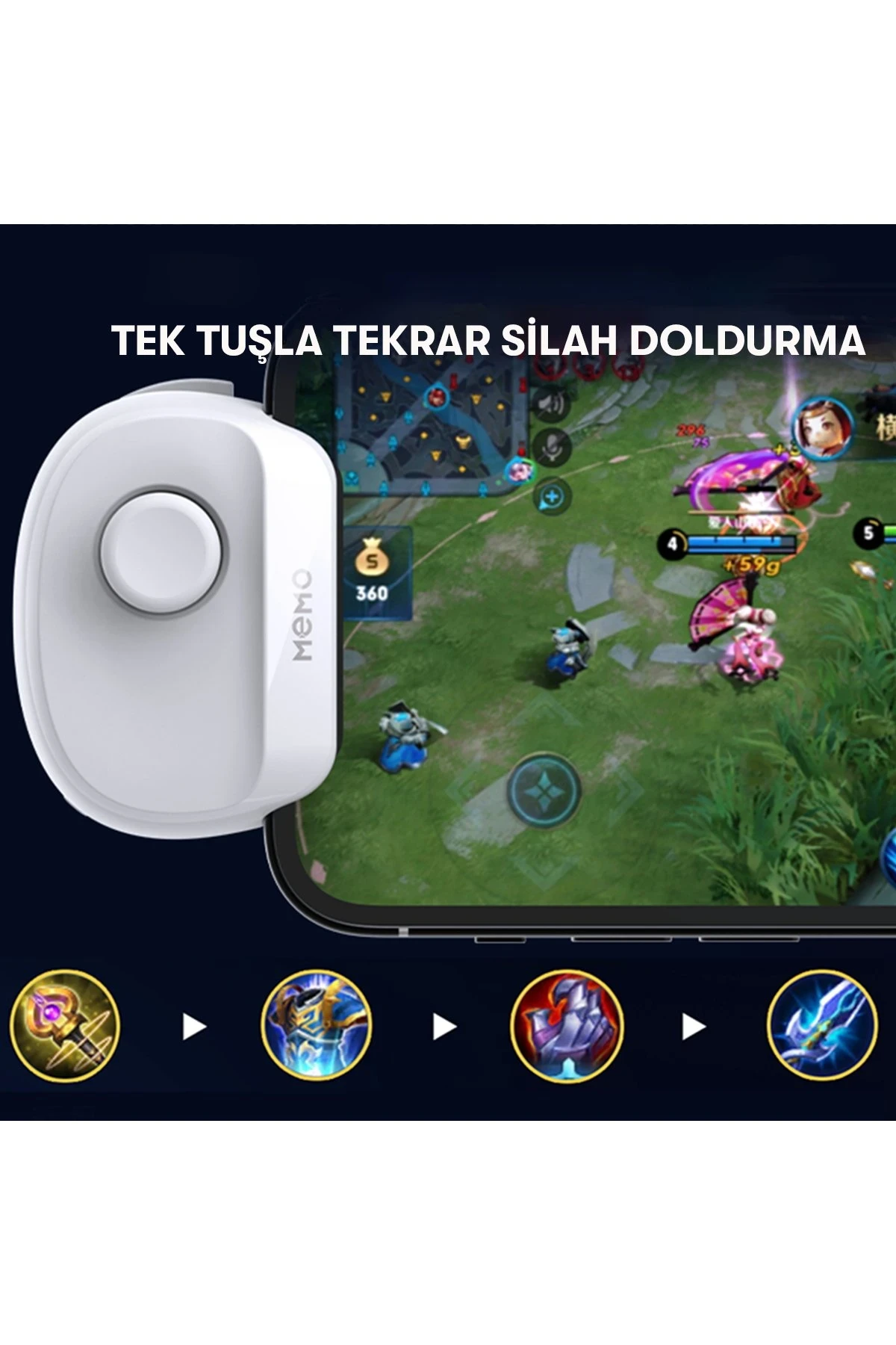 Newface Memo MB01 Oyun Tuşu - Siyah