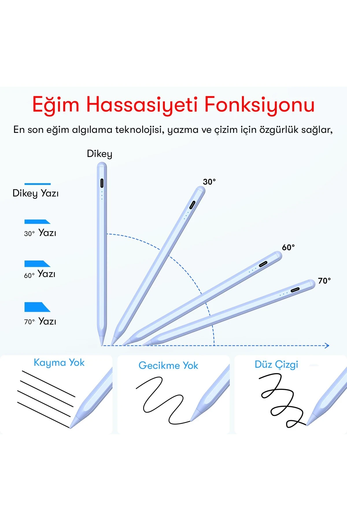 Newface Pen 130 Universal Dokunmatik Stylus Kalem - Beyaz — görsel 4