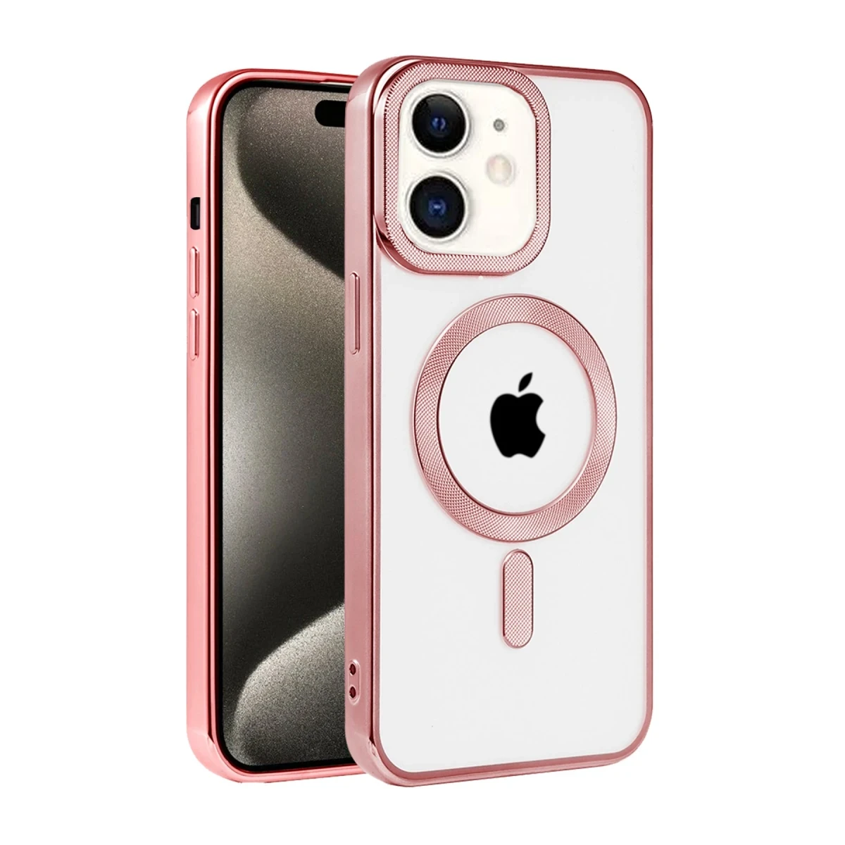 Newface Apple iPhone 11 Kılıf Kronos Magsafe Kapak - Rose Gold — görsel 2