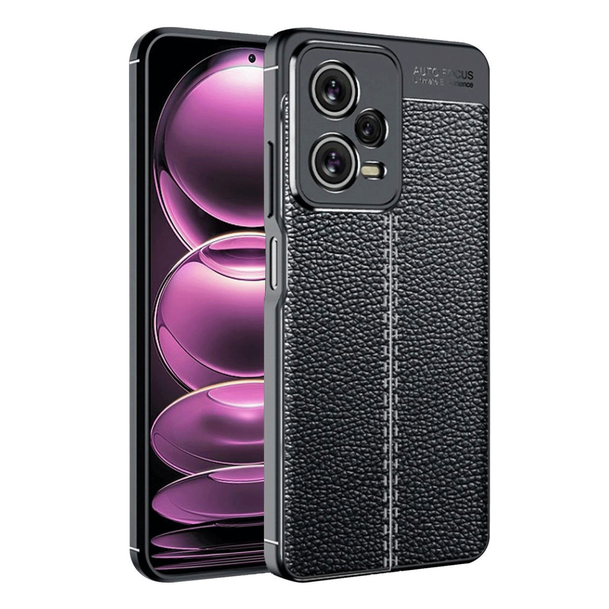 Newface Xiaomi Redmi Note 12 5G Kılıf Auto Focus Kapak - Siyah — görsel 3