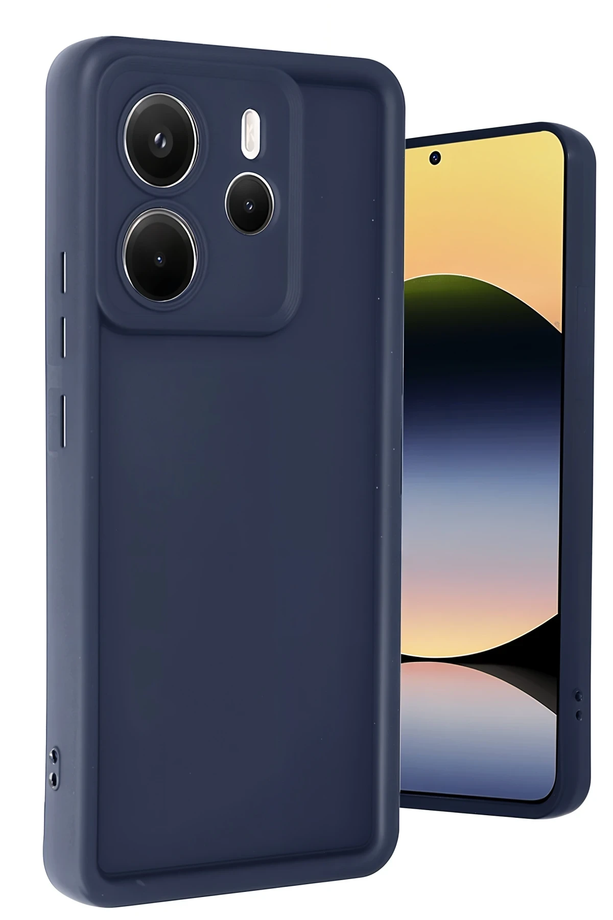 Newface Xiaomi Redmi Note 14 4G Kılıf Viera Silikon - Lacivert