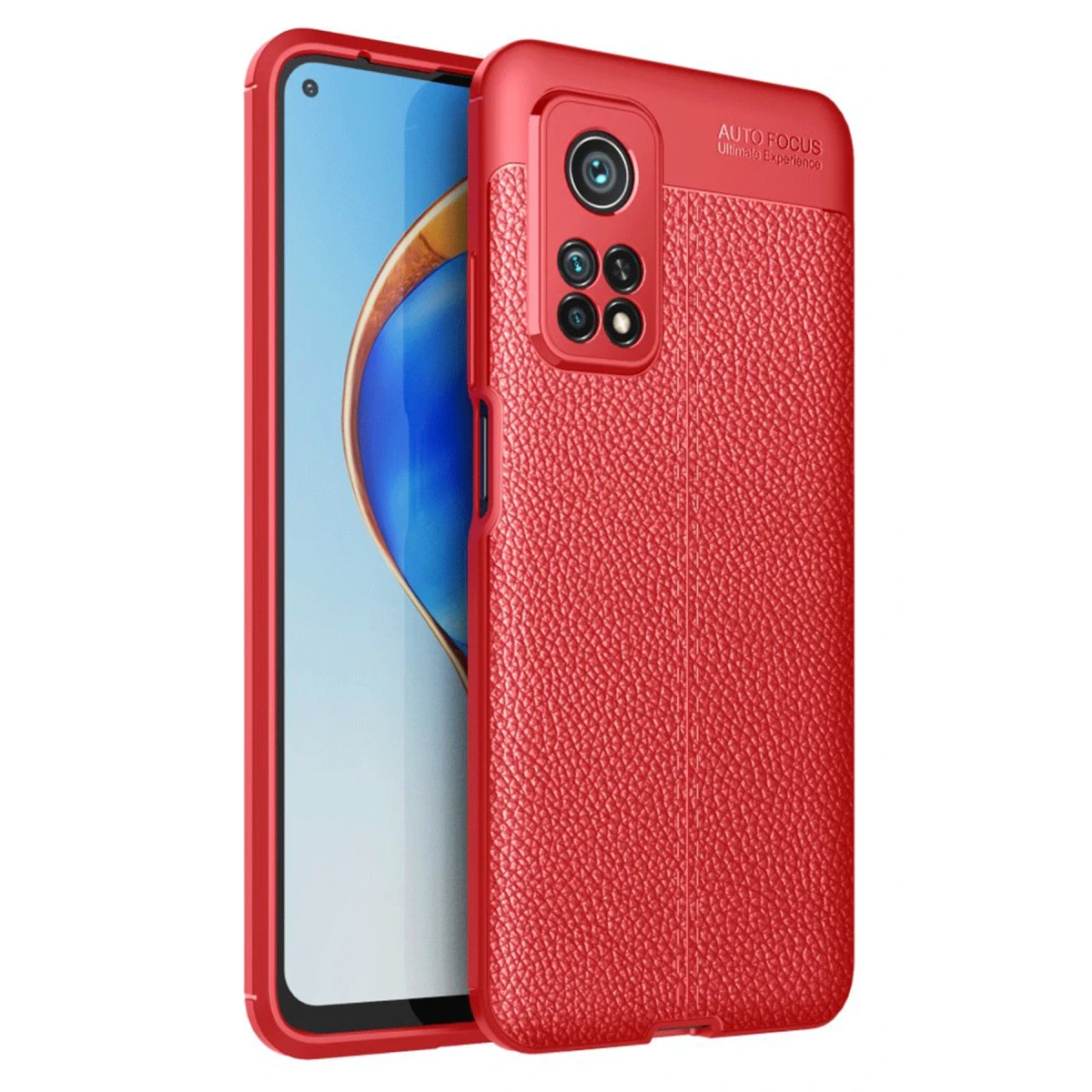 Newface Xiaomi Mi 10T Pro Kılıf Auto Focus Kapak - Kırmızı — görsel 4